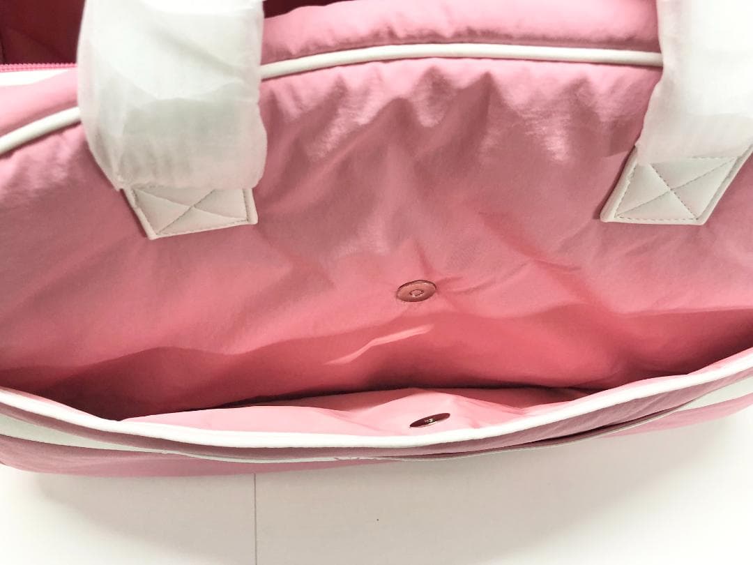 ○★訳有り新品未使用　WAAC (ワック)　中綿タフタボストンバッグ　ピンク