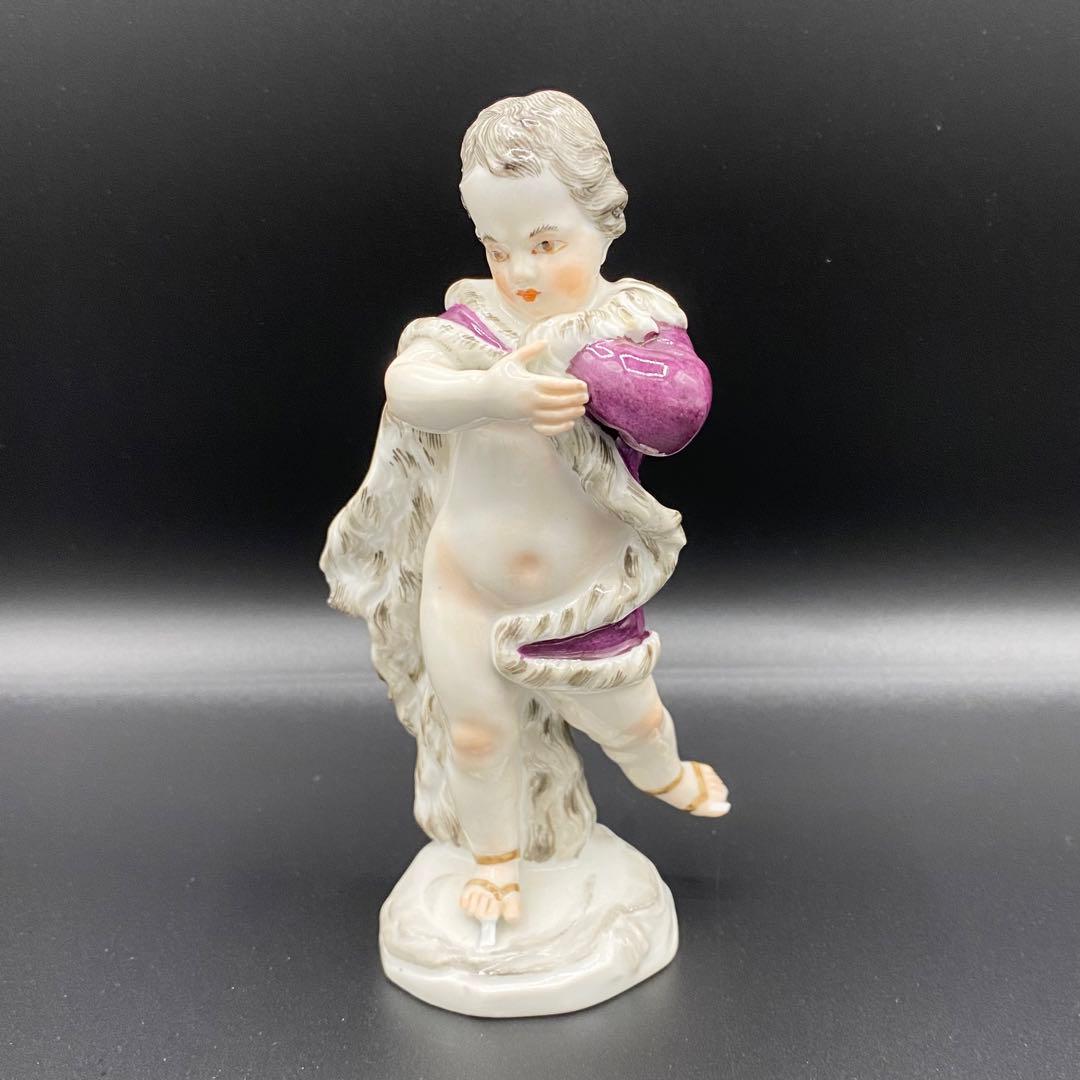 マイセン フィギュリン 冬の寓意 四季 A71 ケンドラー 1級品 訳アリ