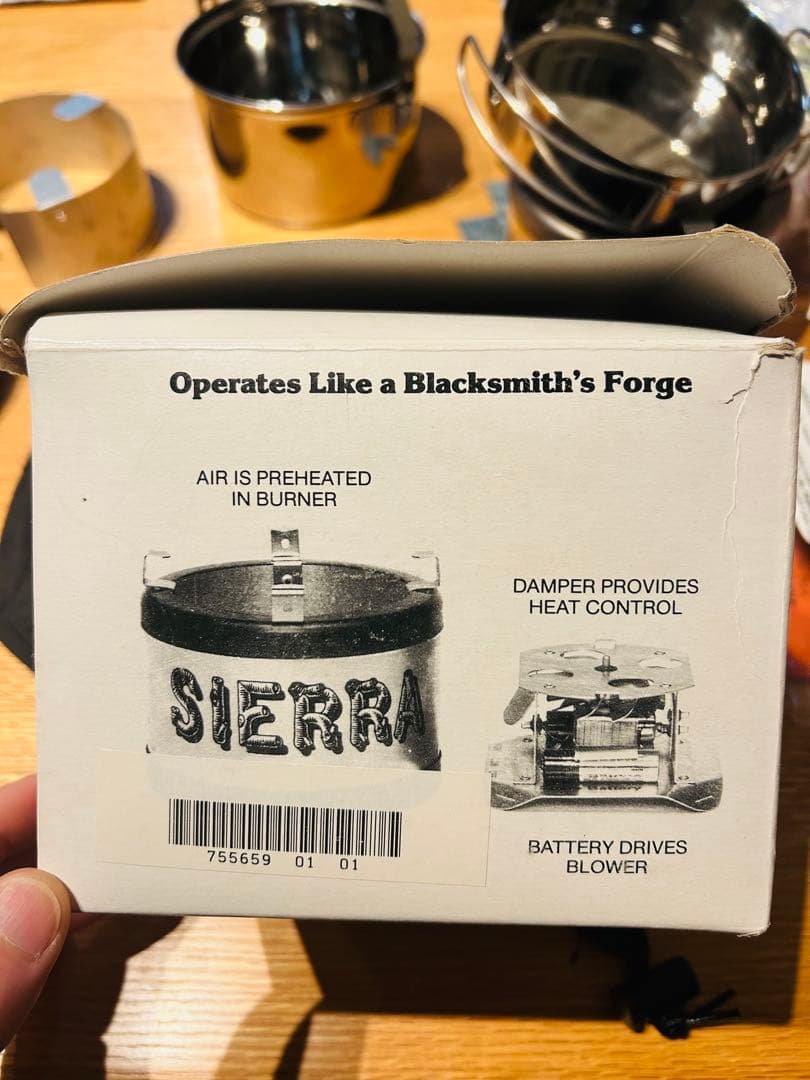 SIERRA STOVE クッカーセット 箱付き　動作確認済