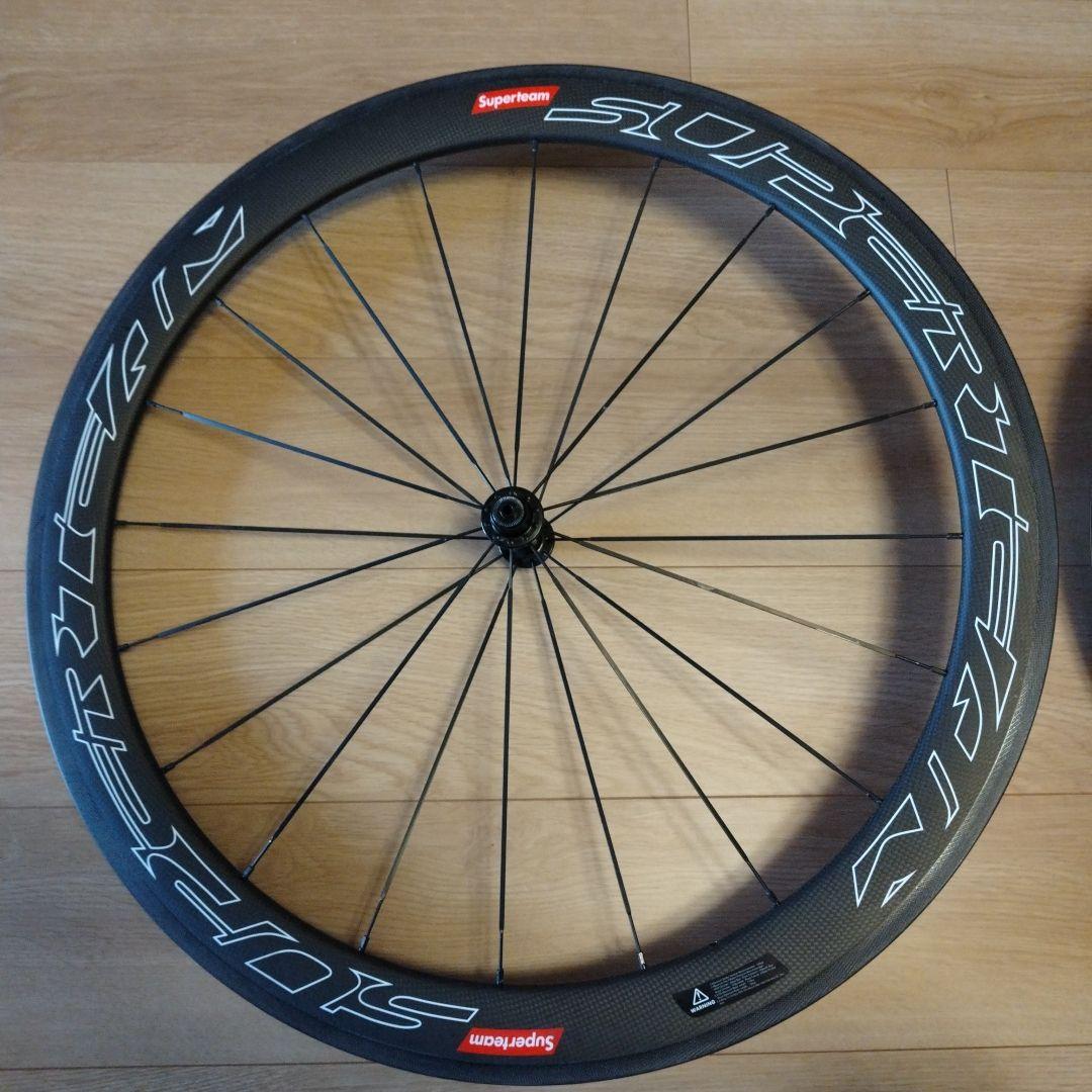SUPERTEAM カーボンホイール50mmリムブレーキ用700c