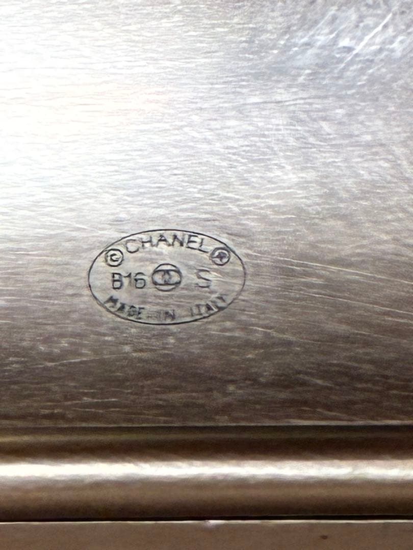 CHANEL シャネル　ココマーク ゴールド ワイドバングル 希少　ミラー付き