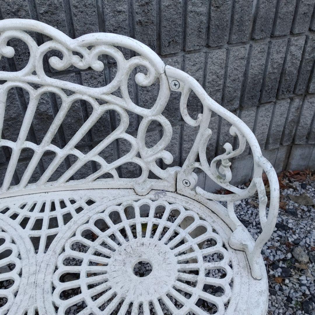 1/2　Garden Bench ガーデン ベンチ White ホワイト送料無料