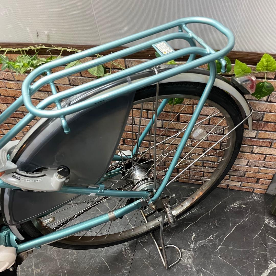 【9】電動自転車 ブリヂストン Assista ブルーグリーン系
