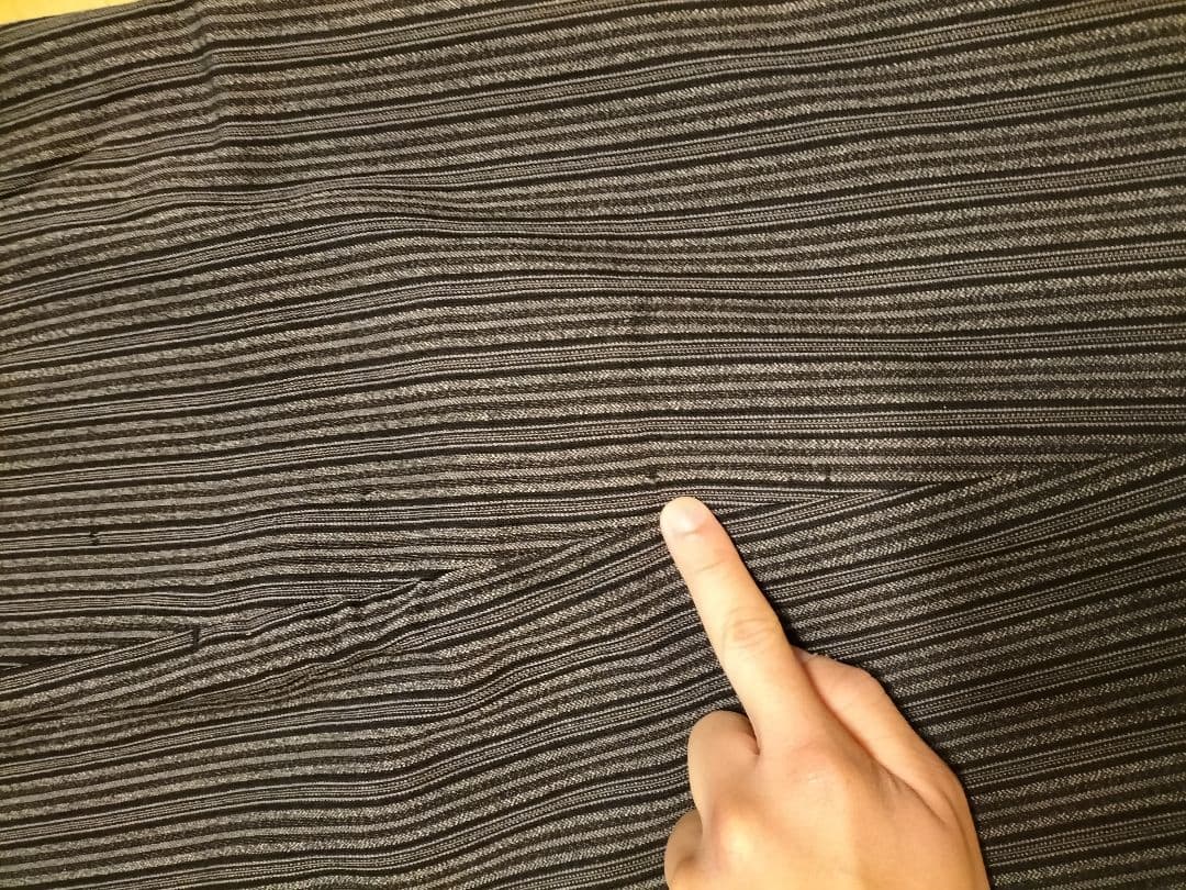 50s フレンチワークパンツ　ストライプ柄　W88cm