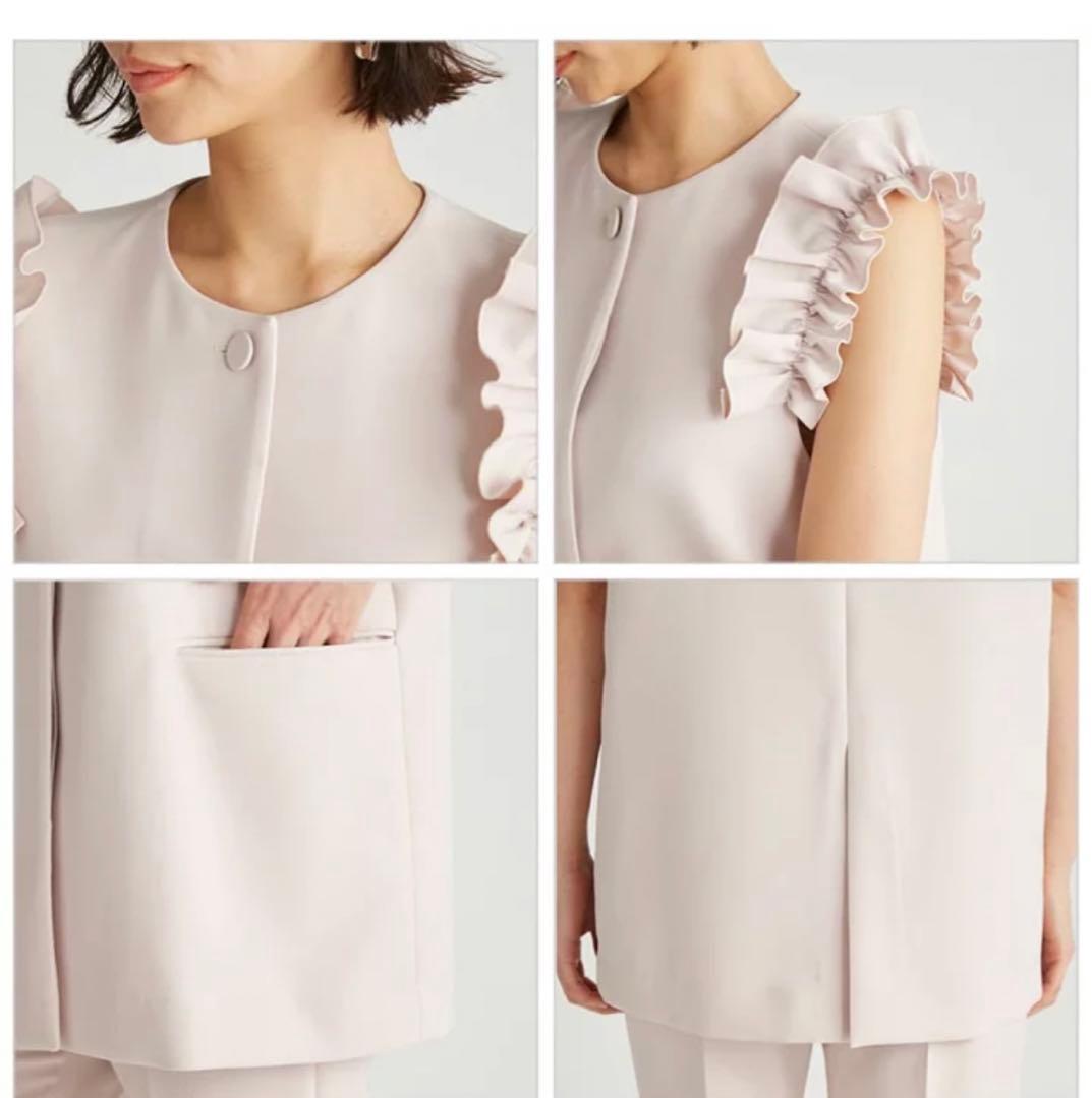 未使用★CELFORD フリルスリーブ ジレ　ジャケット