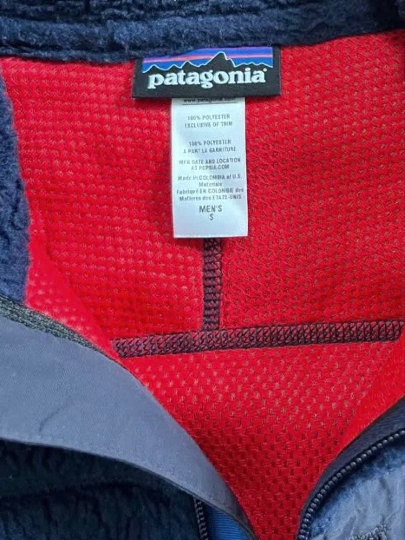 patagonia レトロX フリースベスト S ネイビー