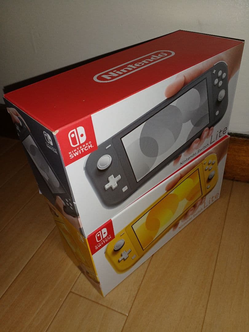 【some】 Switch Lite グレー&イエロー本体2台セット