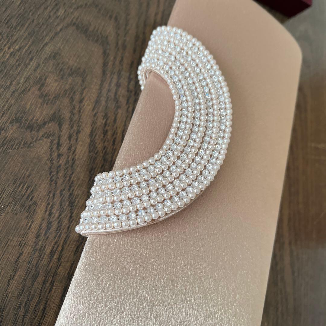 くぅ様　【美品】東京ソワール　フォーマルバッグ　パーティーバッグ　白手袋付き