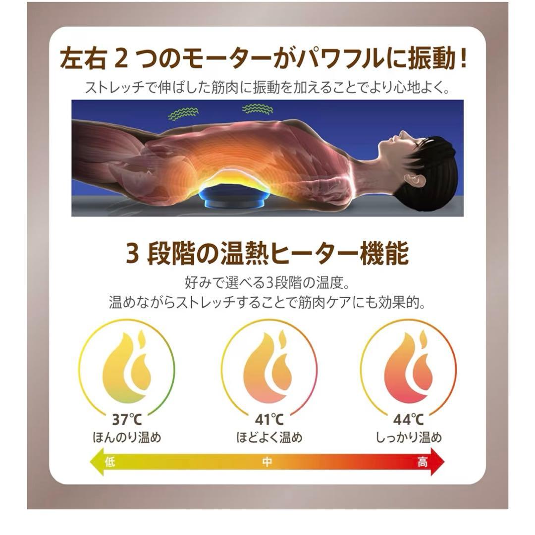 【HappineStyle】しなやかさん EMS 寝るだけ ボディケア 猫背 反