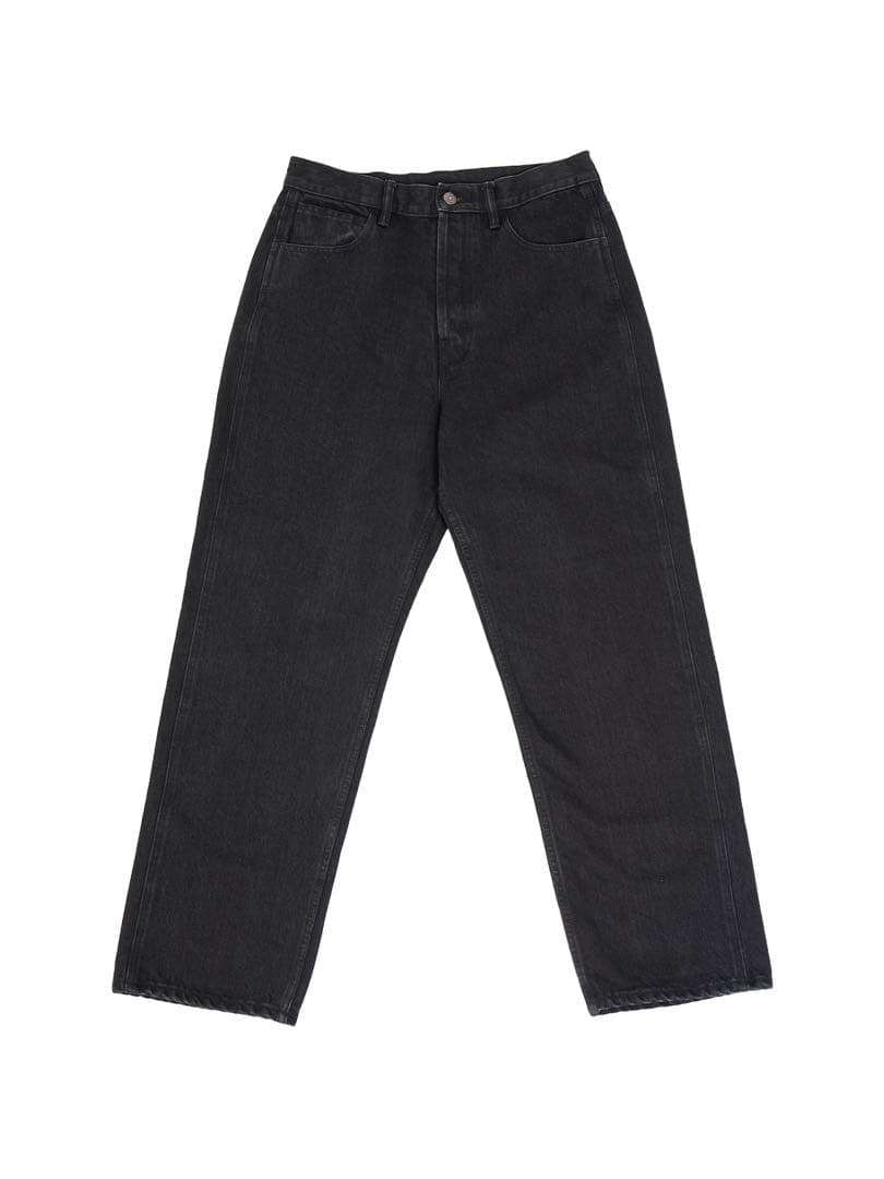 ジャケット・アウター KAJA MEDIUM BAGGY BLACK DENIM PANTS