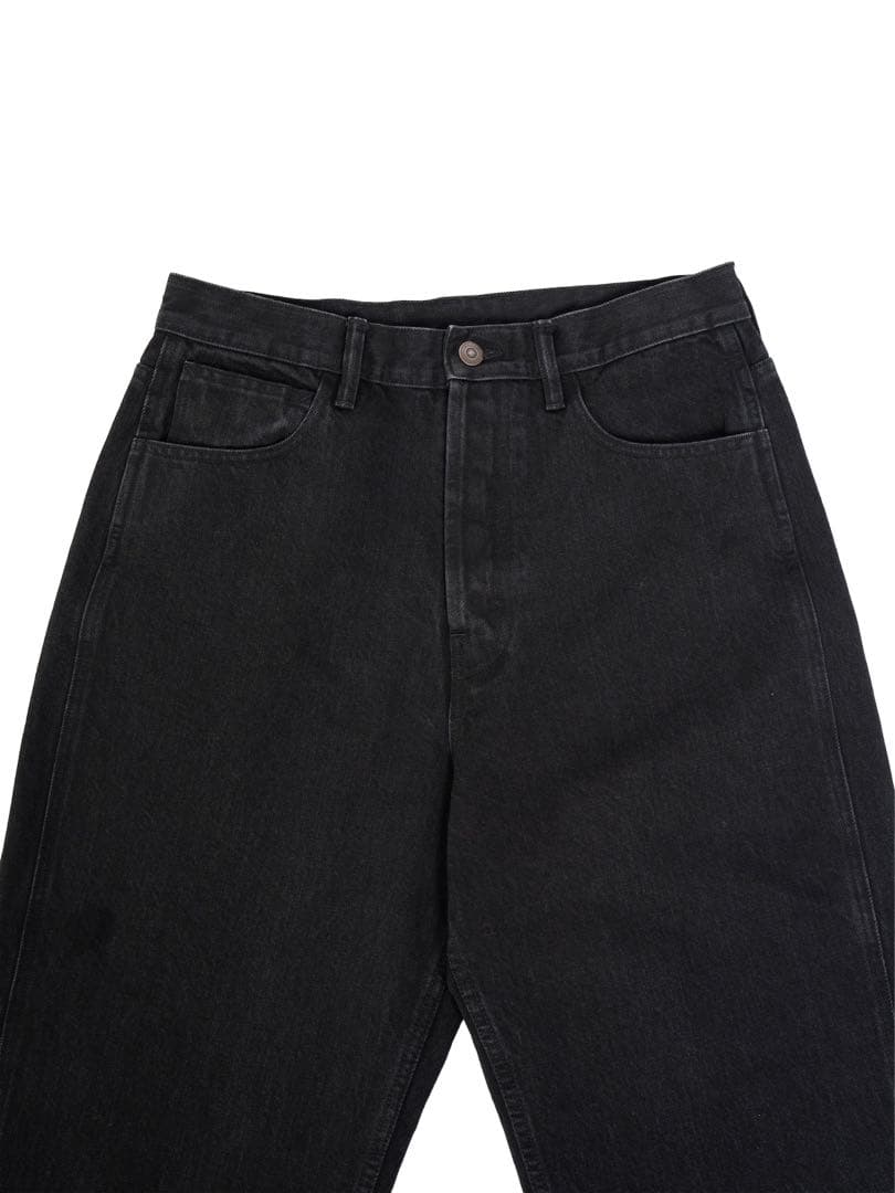 ジャケット・アウター KAJA MEDIUM BAGGY BLACK DENIM PANTS