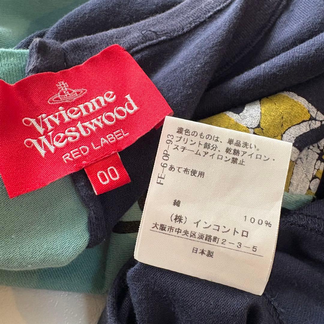 ヴィヴィアンウエストウッド　アシンメトリー　オーブ　Tシャツ半袖カットソー　00