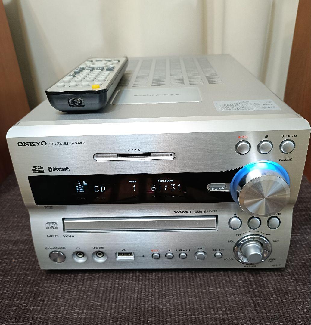 ONKYO NFR-7 CD/SD/USB ブルートゥス レシーバー 付属品一式