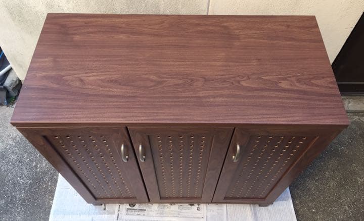 送料込 玄関収納 靴箱 お洒落木目調