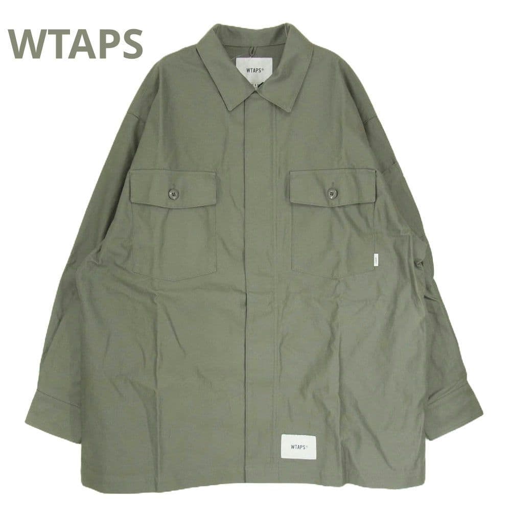 WTAPS ミリタリージャケット シャツジャケット カーキ