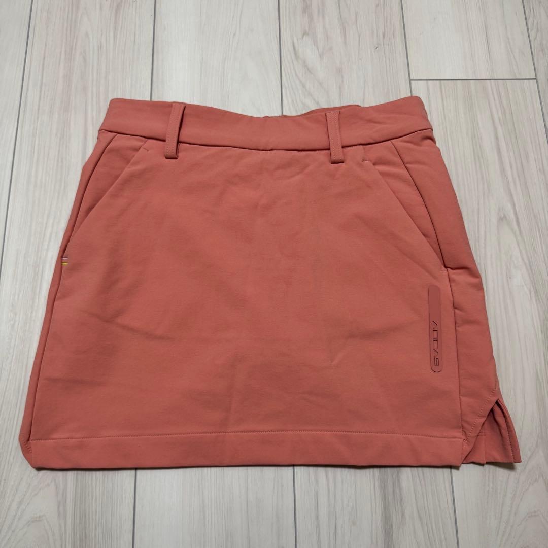 新品 アディダス セットアップ バイカラー 桃色 ストレッチスカート 長袖モック