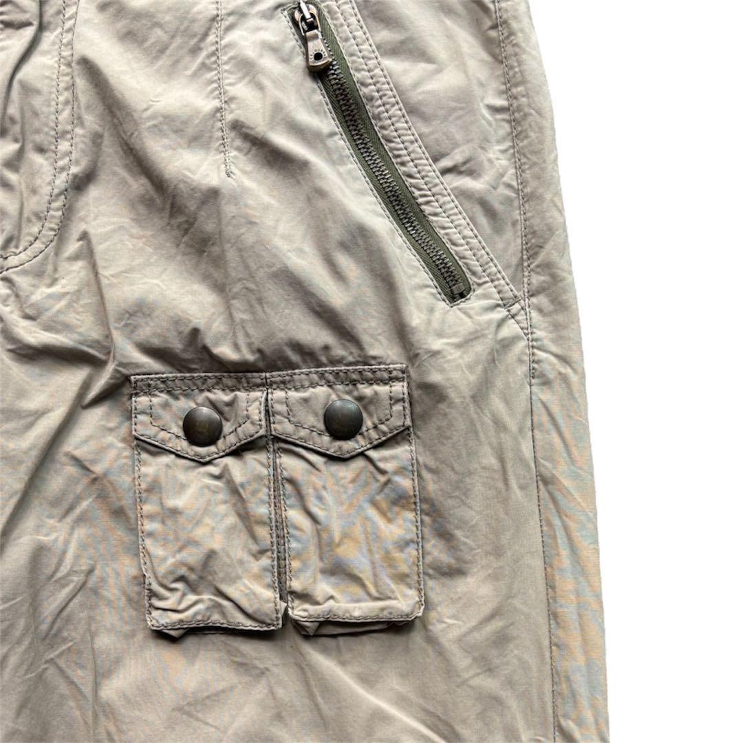 希少 DOLCE&GABBANA 00s ミリタリー ギミック カーゴパンツ