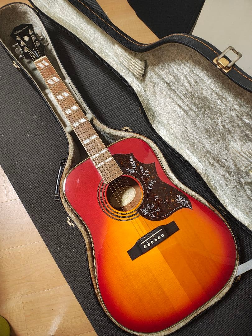Epiphoneハミングバード/美品/ハードケース付
