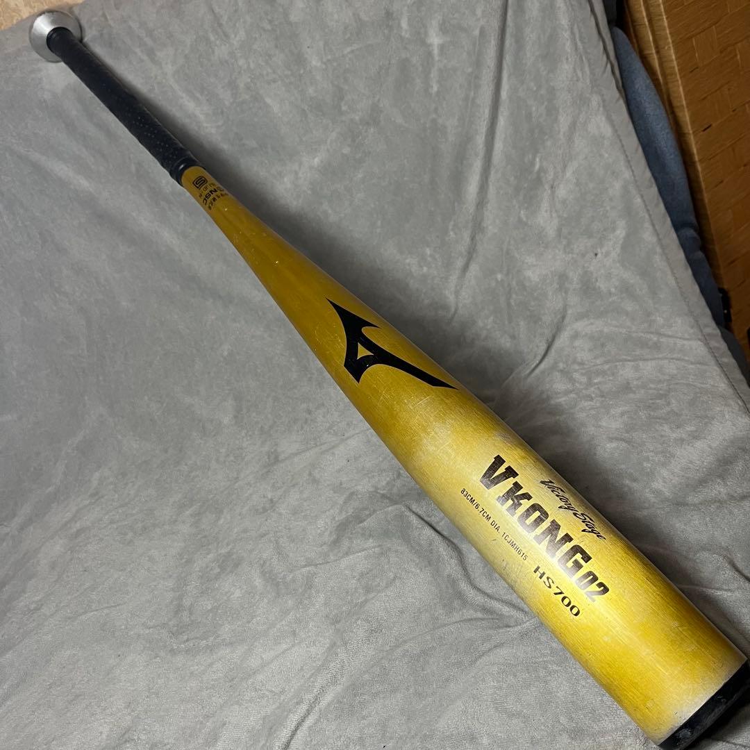 VKONG 02 中学生硬式バット HS700 ゴールド　83cm