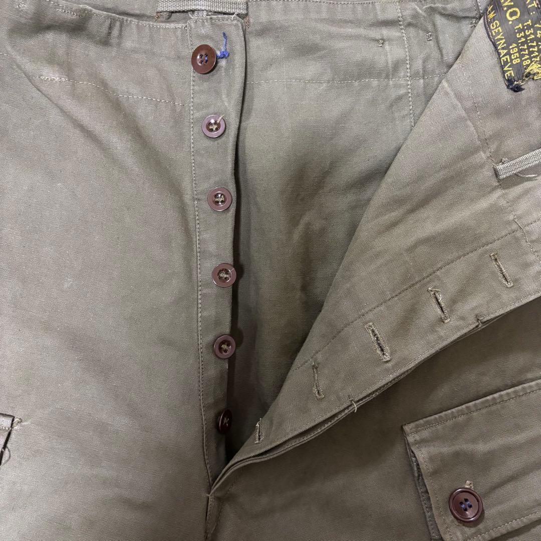 50s オランダ軍 ダブルフェイス カーゴパンツ ミリタリー vintage