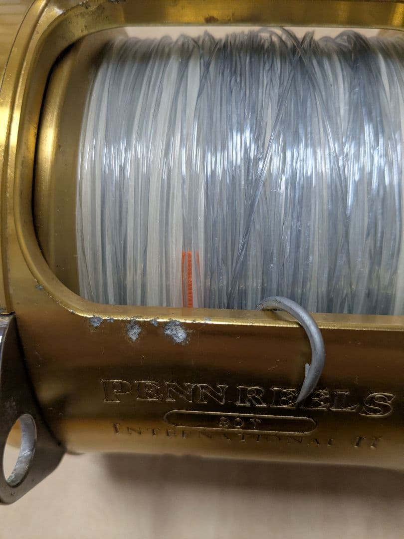 PENN INTERNATIONAL II 80T 釣り リール ゴールド