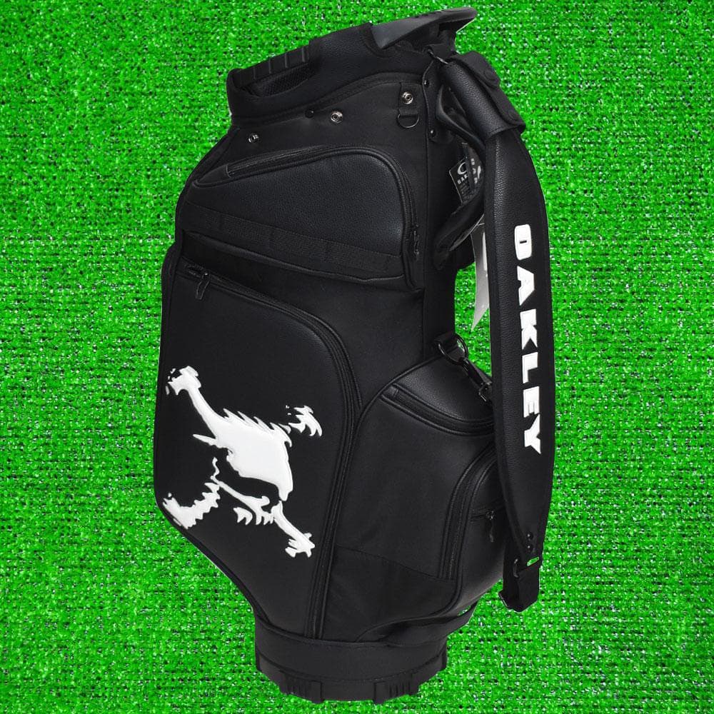 中*ん様 ＯＡＫＬＥＹ オークリー ゴルフ 高級キャディーバック９.５型【ブラッ