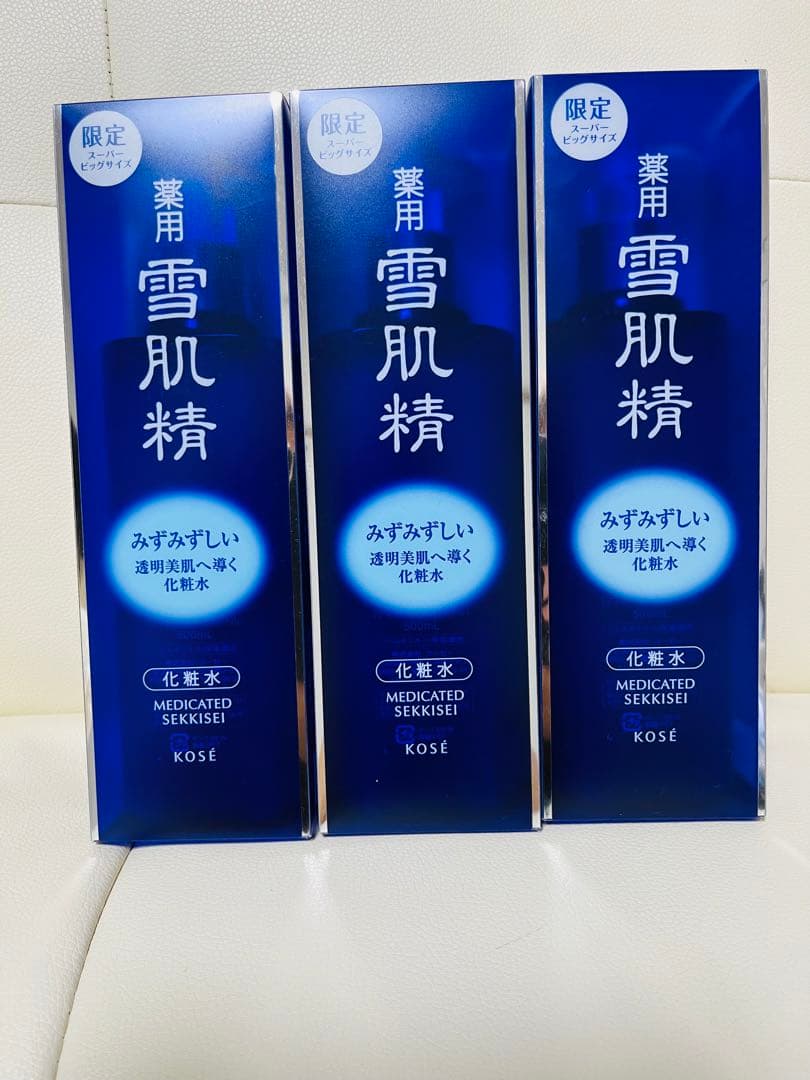 コーセー セッキセイ 雪肌精 ディスペンサー付き化粧水 500ml×3本激安特価