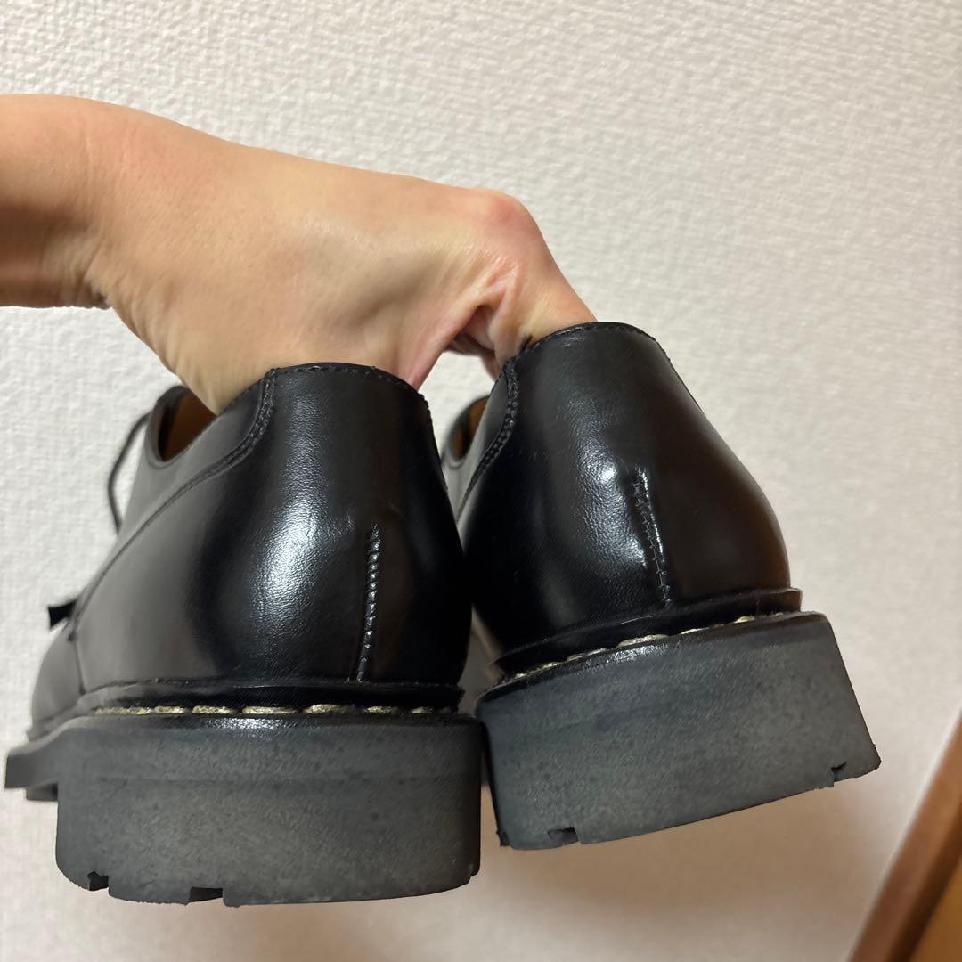 【美品】Paraboot 革靴　黒　フランス製　シャンボード　６