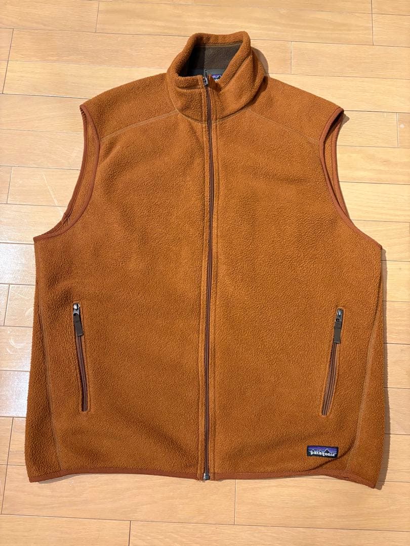 patagonia　パタゴニア シンチラベスト XL フリース オレンジ
