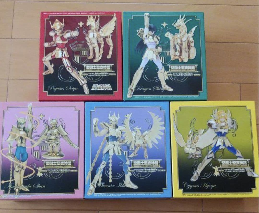 聖闘士聖衣神話 初期青銅聖衣 -LIMITED GOLD-　未使用 5体セット