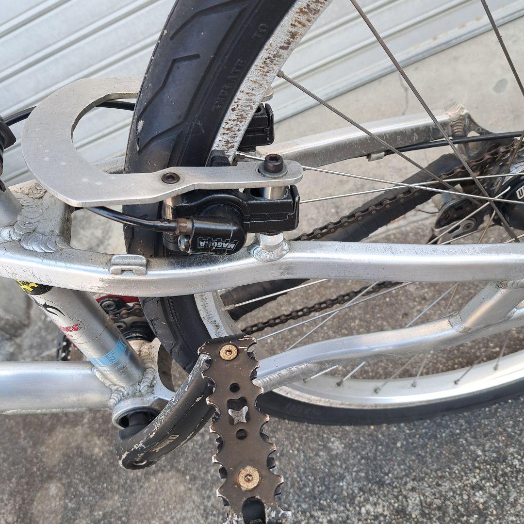 シルバー 26インチ　ストリート　トライアル　 マウンテンバイク