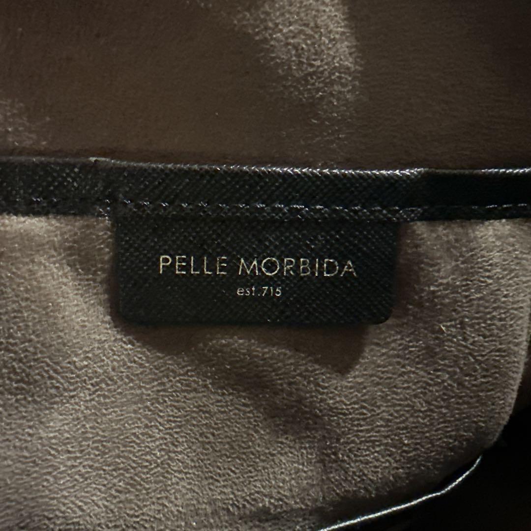 美品 ペッレモルビダ ビジネスバッグ 2way レザー ブラック