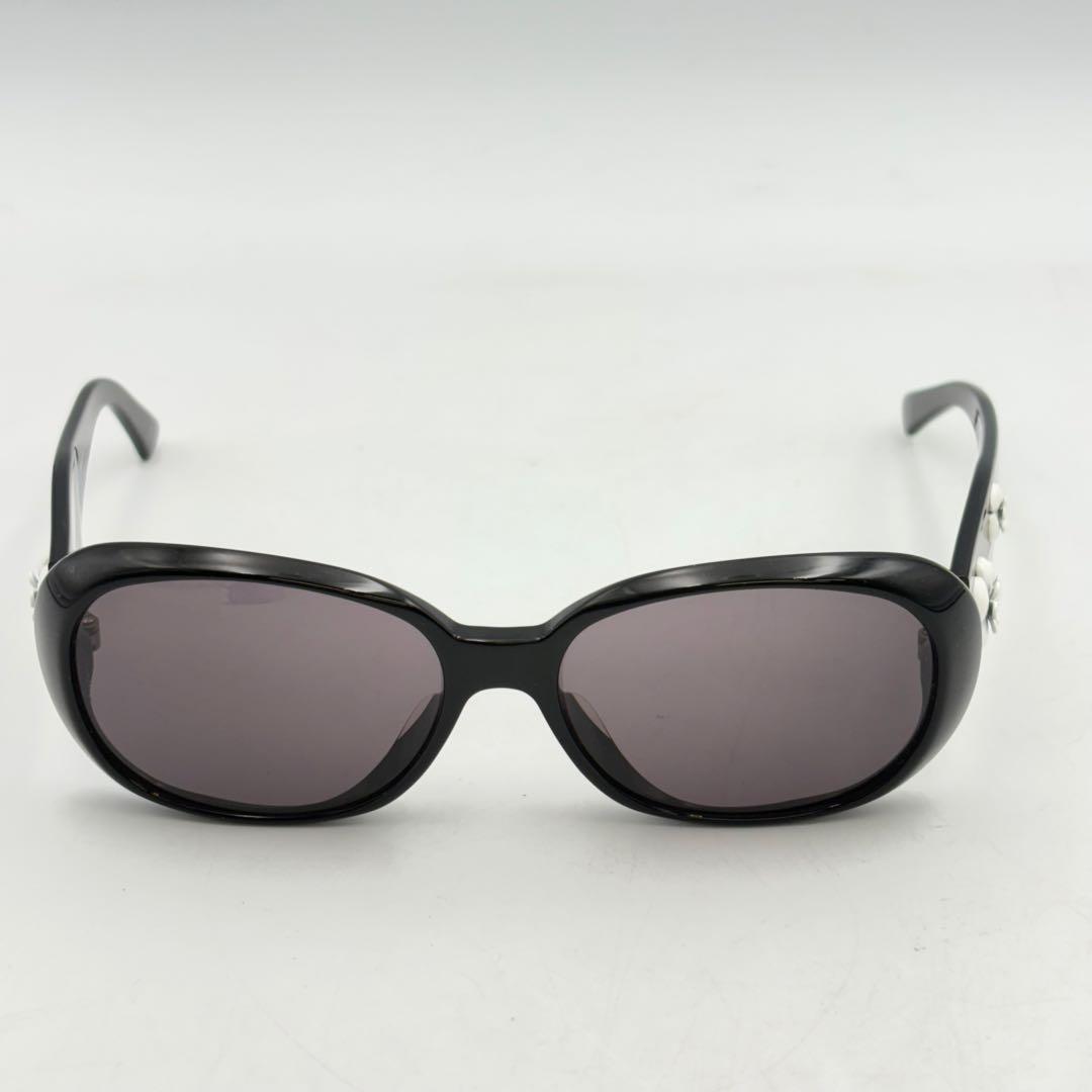 シャネル カメリア サングラス レディース ブラック 0831-S6697t