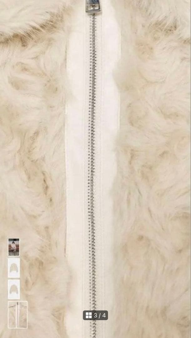 ZARA フェイクファーボンバージャケット　S 新品未使用