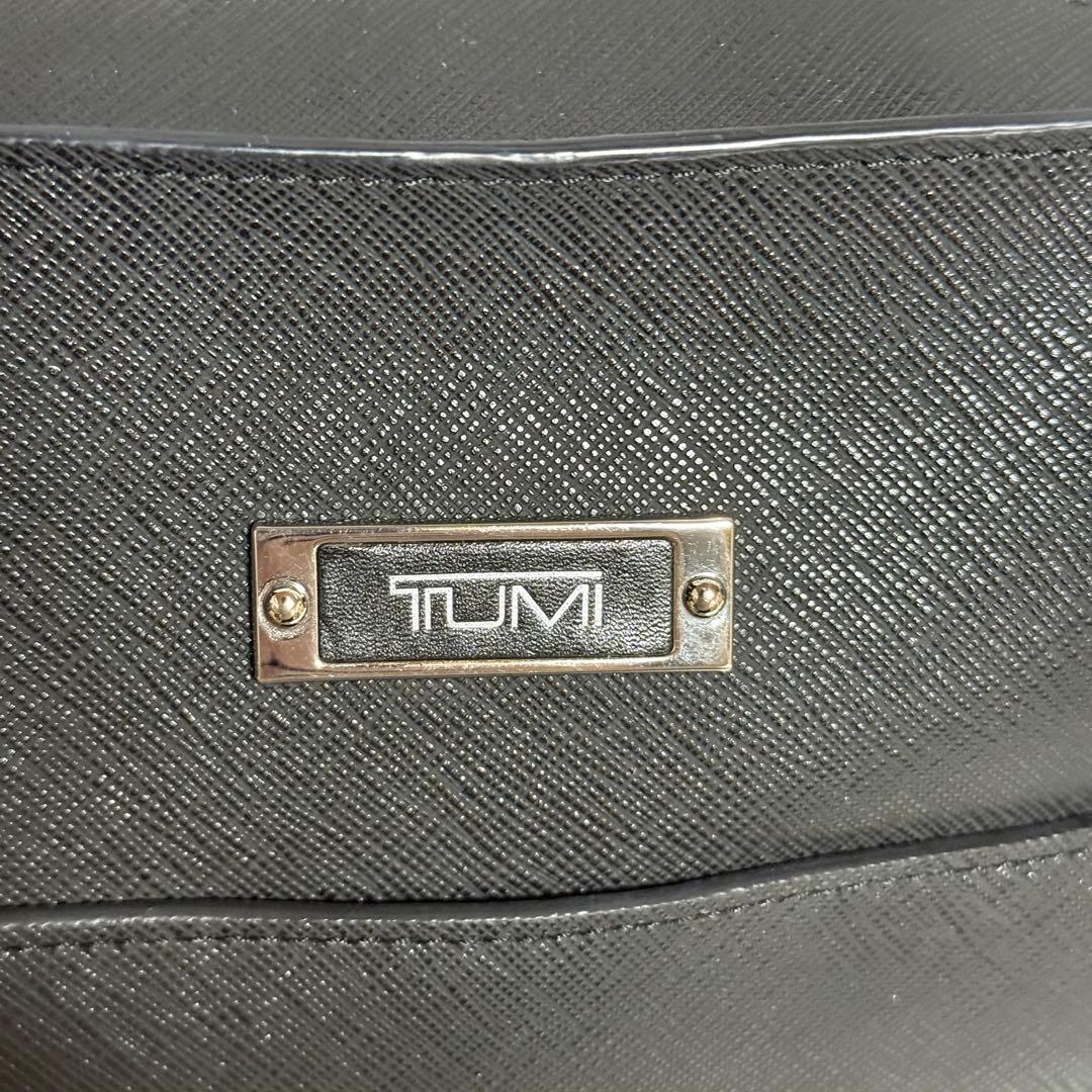 ⭐️未使用級⭐️TUMI エブリデイトートバッグ　レザー　ブラック　A収納可能