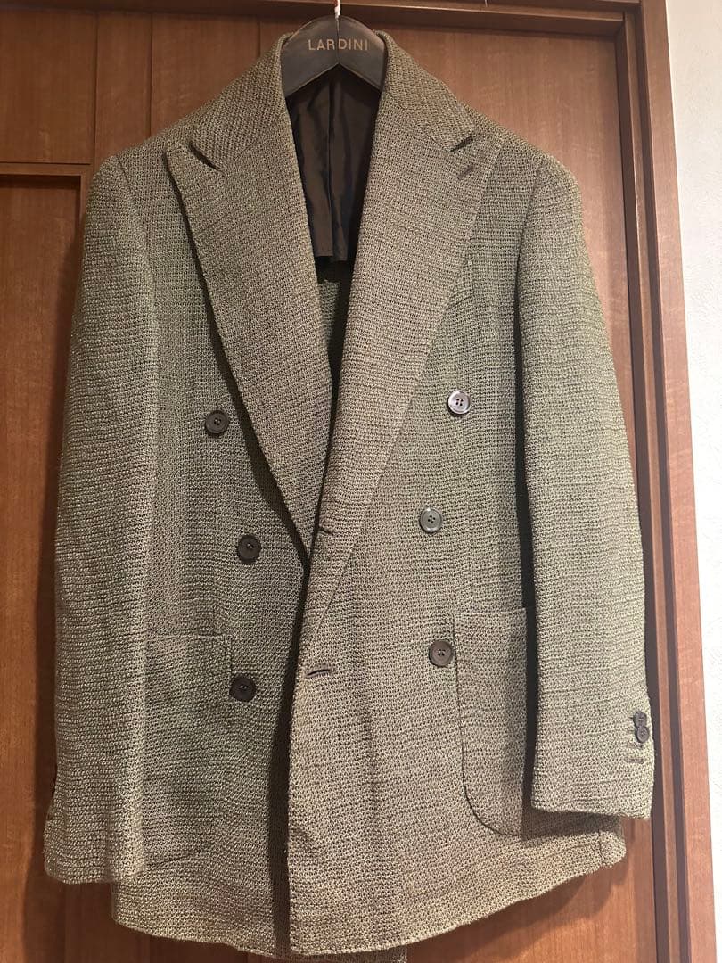 スティレラティーノ‼️42⭐️カーキ系⭐️ダブルジャケット‼️破格⭐️