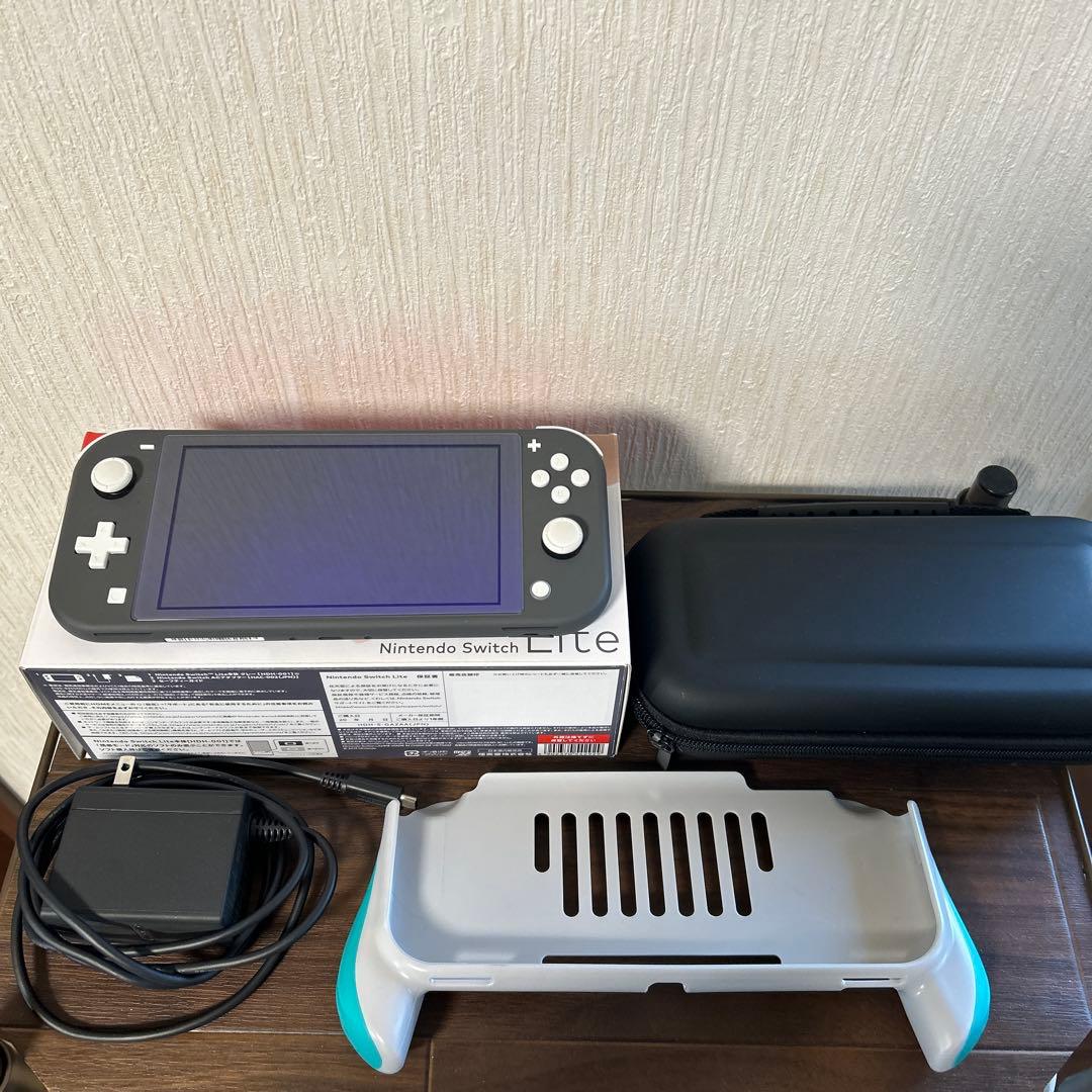 Nintendo Switch Lite グレー 本体と付属品　2024年購入