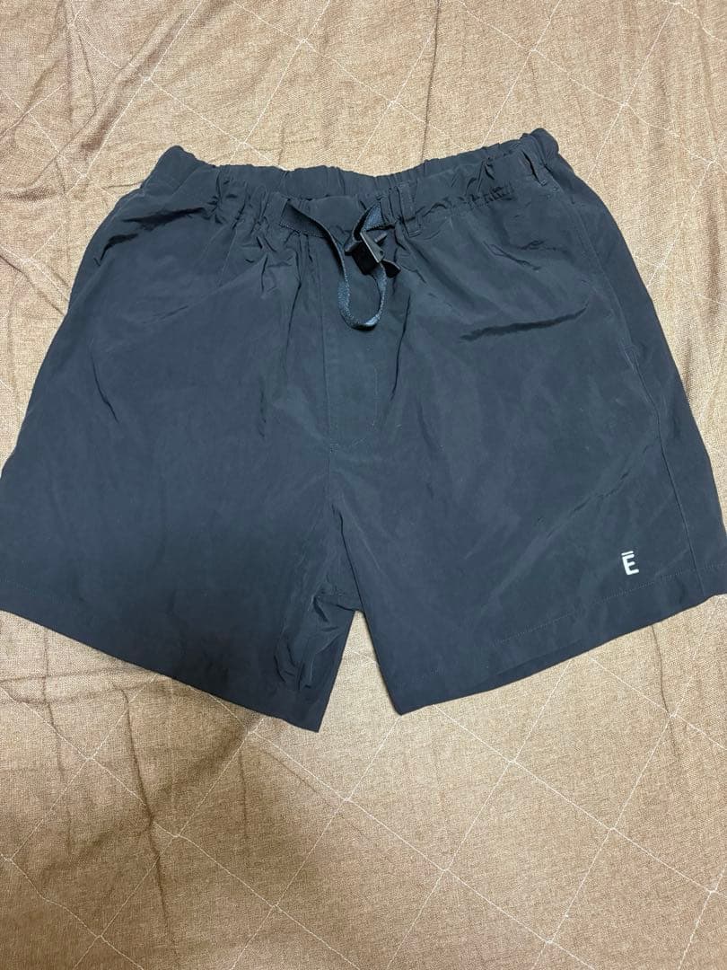 パンツ ENNOY NYLON EASY SHORTS (Black) S