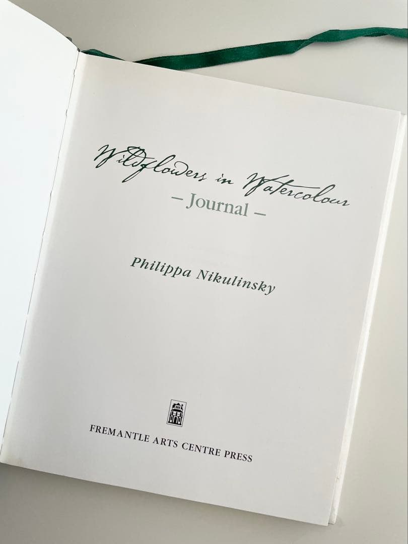 海外購入 洋書 Wildflowers in Watercolour＊インテリア