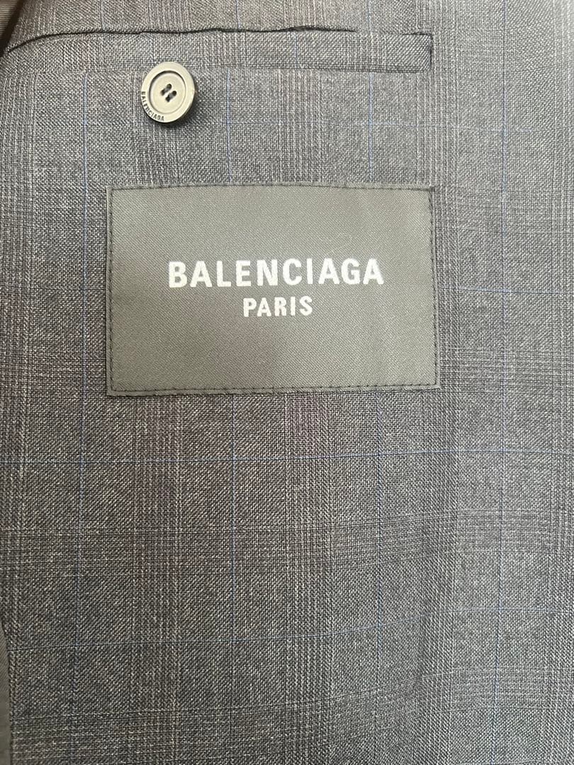 新品 BALENCIAGA テーラードジャケット サイズ２ グレー