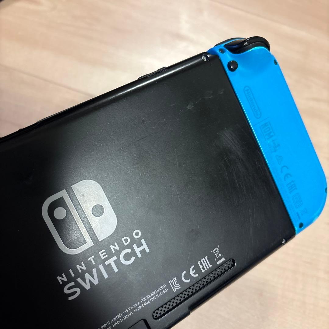 【ジャンク品】Nintendo Switch 本体 ネオンブルー/ネオンレッド