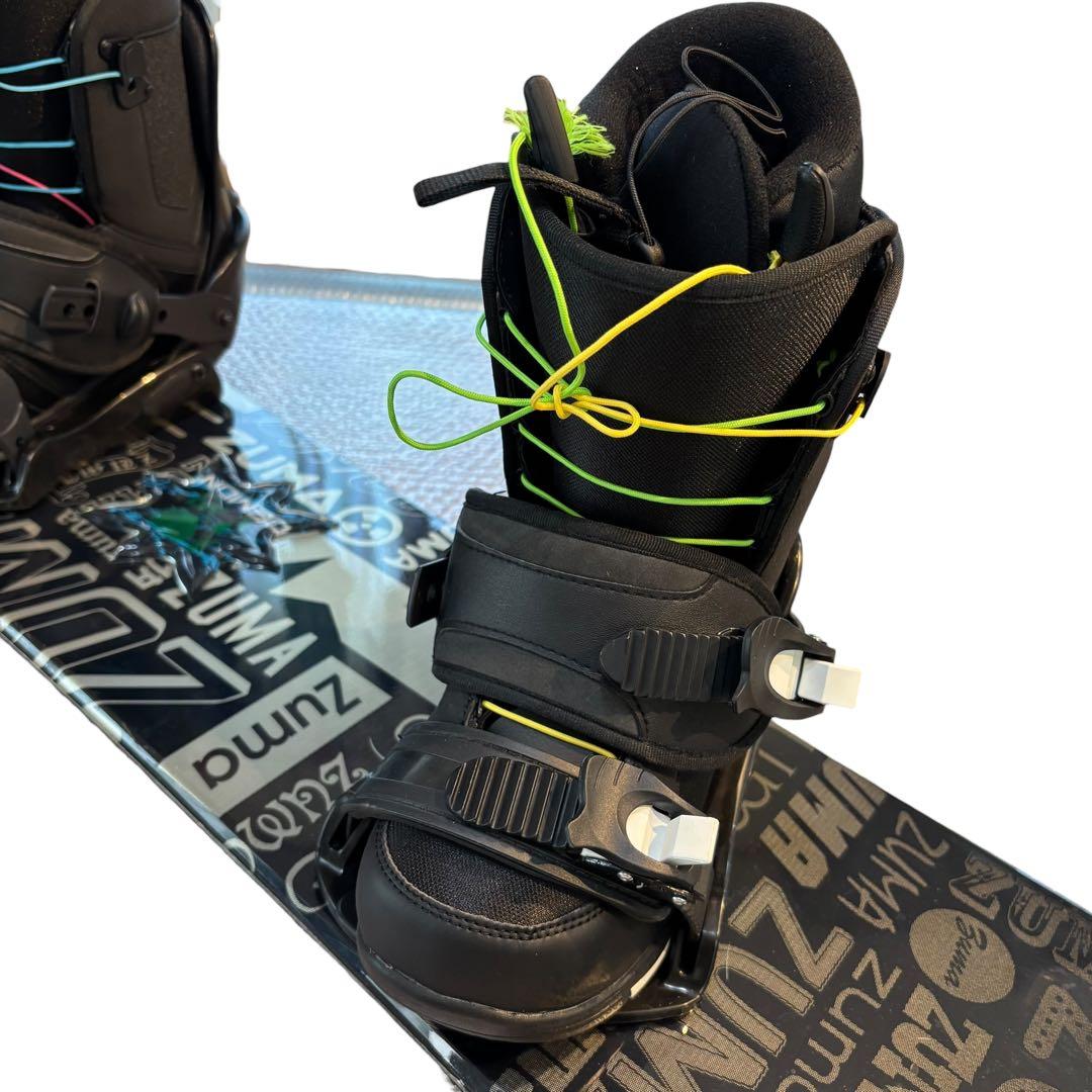 メンズ　ZUMAスノーボードセット　ケース付　138cm 24cm