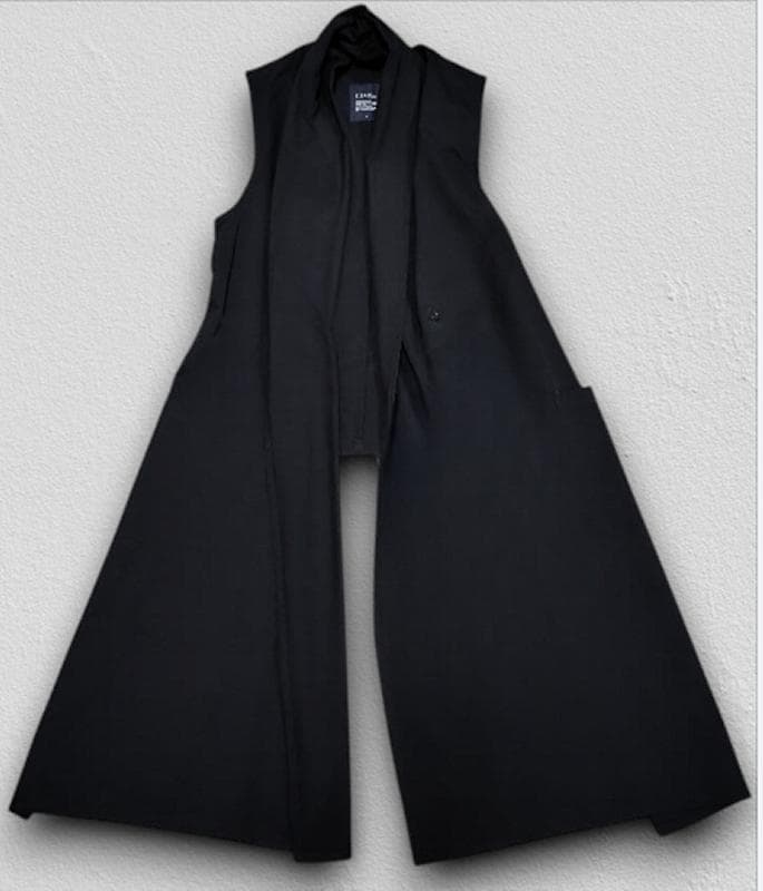 LIMI feu リミフゥ　定番商品　ウールギャバジンベスト　ヨウジヤマモト