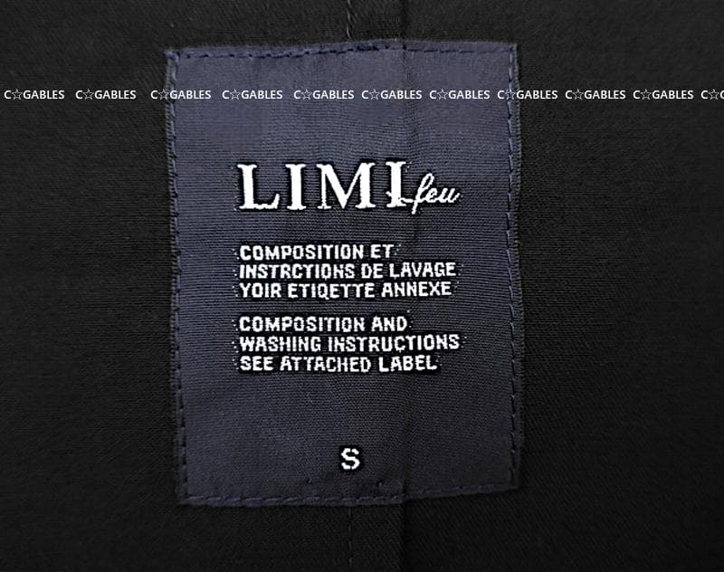 LIMI feu リミフゥ　定番商品　ウールギャバジンベスト　ヨウジヤマモト