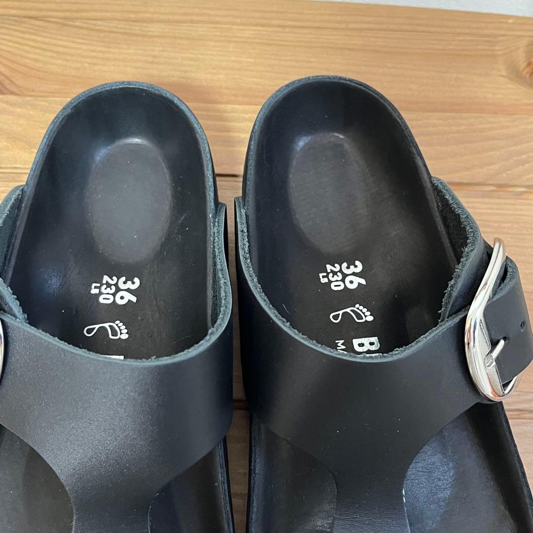 ビルケンシュトック 36 ギゼ エクスクイジット ビッグバックル 黒