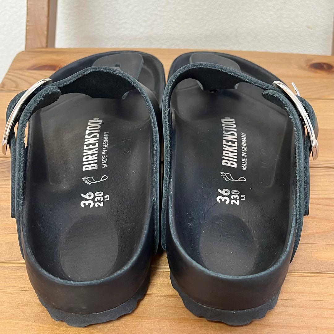 ビルケンシュトック 36 ギゼ エクスクイジット ビッグバックル 黒