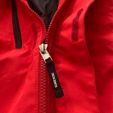 【hamwt】DESCENTE スキージャケット ウェア L 赤×黒