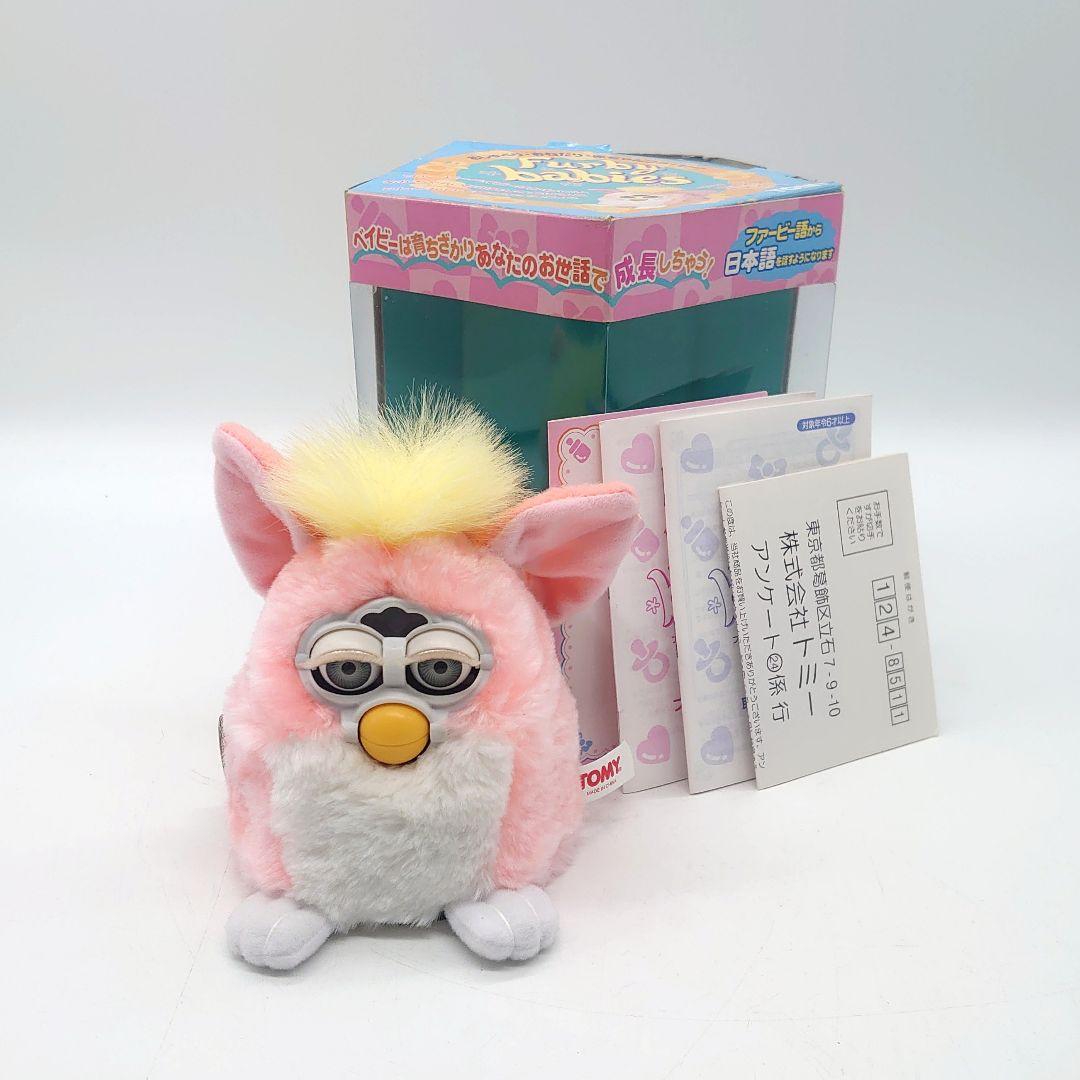 TOMY ファービーベイビー 日本語版 ぬいぐるみ ピンク