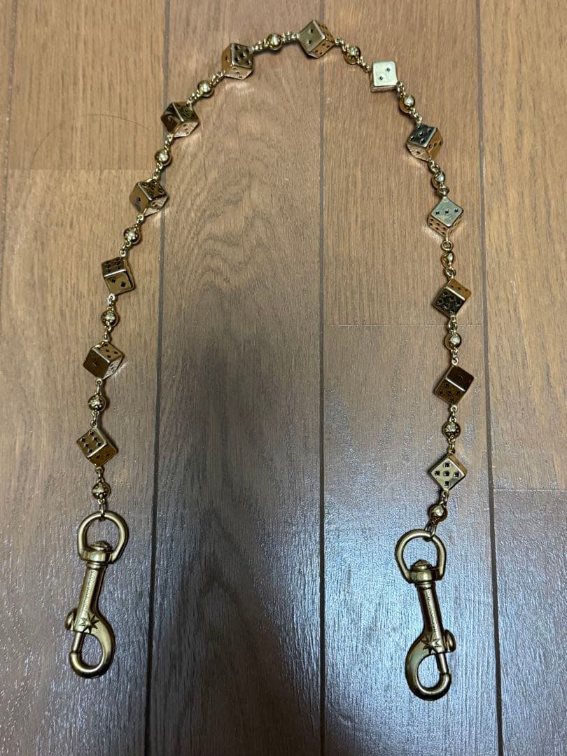 小物 StarChain World GOLD DICE WALLET CHAIN