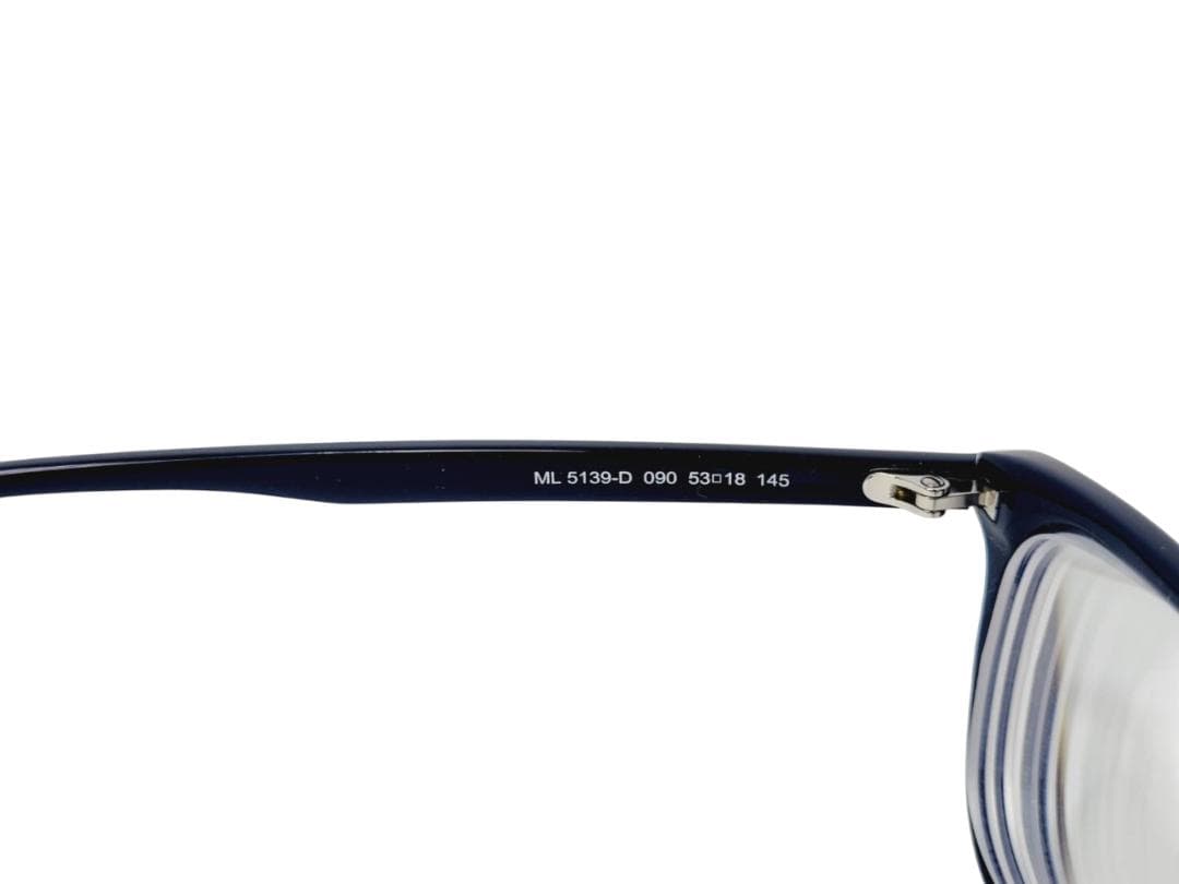 MONCLER モンクレール ML5139-D ブルーフレーム 度入り 眼鏡